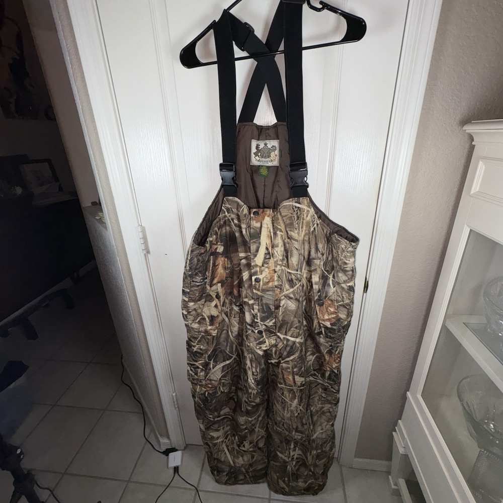 Herter's Men's 2XL Tall Hunting Camo Insulated Overalls Bibs Outdoor Gear